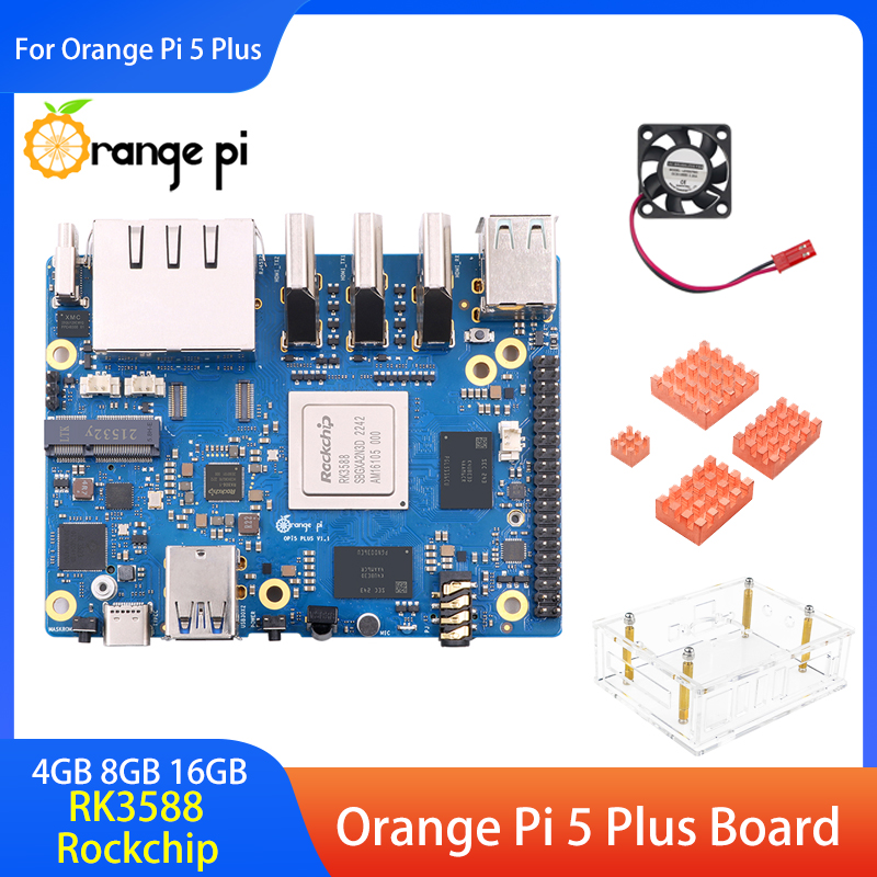 Orange Pi 5 Plus 16Gb - บอร์ด Orange Pi 5 Plus หน่วยความจำ